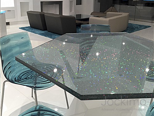 HologramGlass table